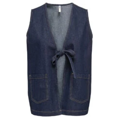 ONLY Dame Vest ONLIDA - Dark Blue Denim