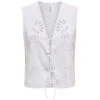 ONLY Dame Vest ONLLOU - Bright White