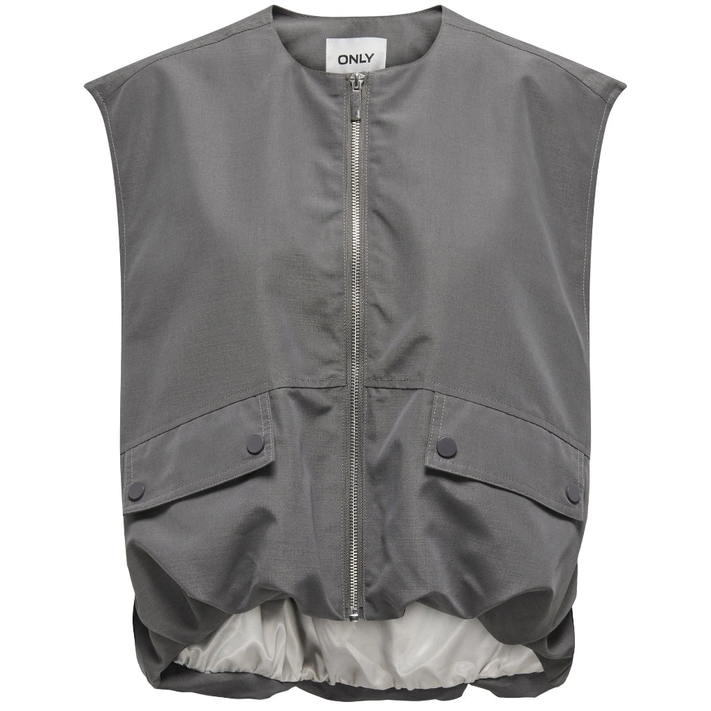 ONLY Dame Vest ONLMARY - Plum Kitten Pumice Stone Lining