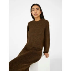 Object Dame Strik OBJABBIE - Dark Earth Melange