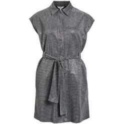 Object Dame Vest OBJCARLA - Black/Silver