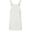 PIECES DAME DENIMKJOLE PCMONICA - Bright White