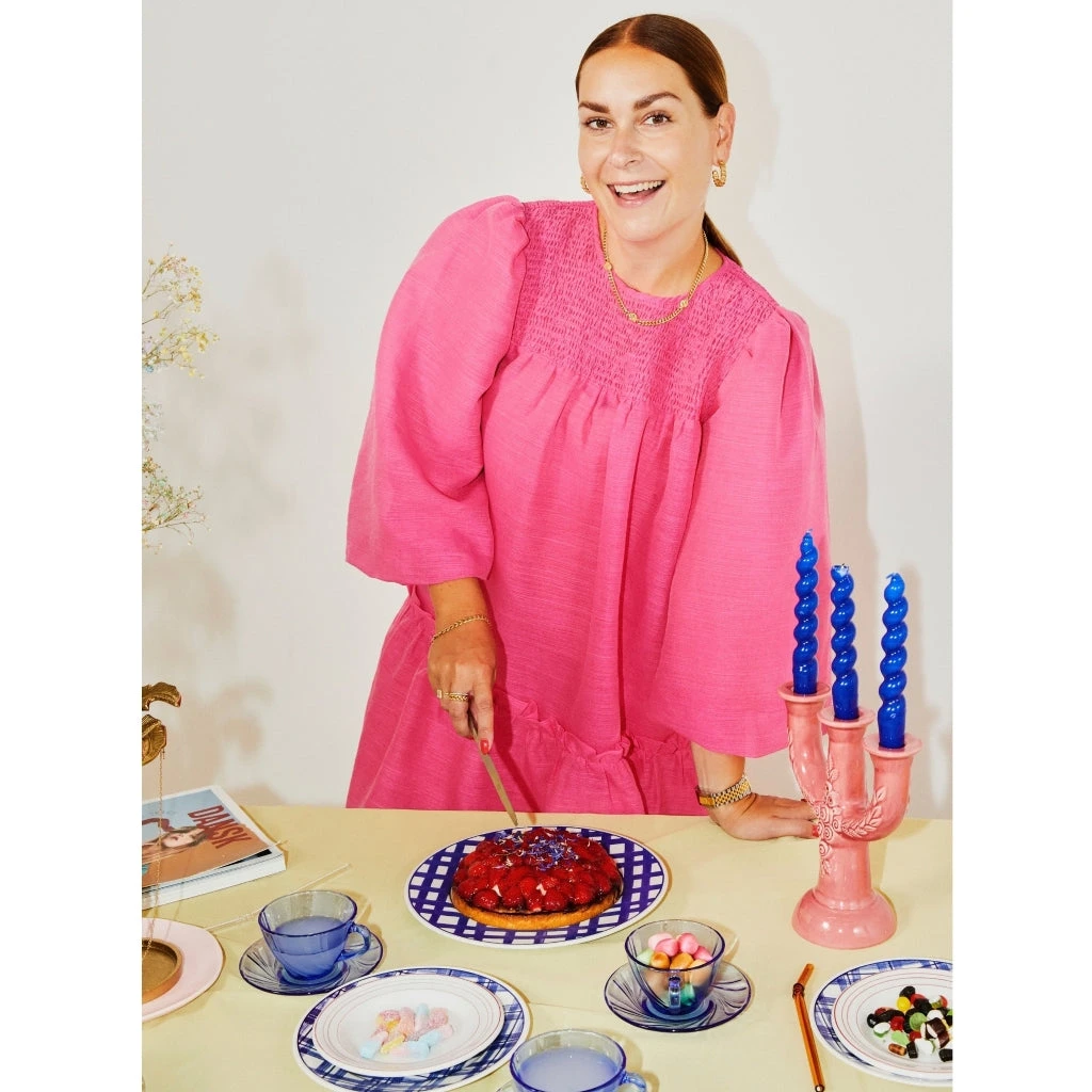 PIECES X DITTE ESTRUP PCTULLE 7/8 Kjole - Fruit Dove - Billede 2