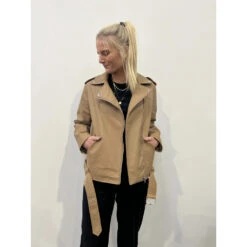 PIECES Dame Biker Jakke PCHAYDEN - Tigers Eye