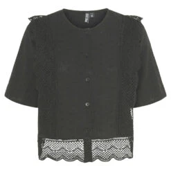 PIECES Dame Bluse PCSIMINA - Black