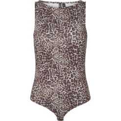 PIECES Dame Bodystocking PCBLAKE - Black Leo