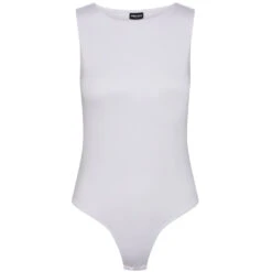 PIECES Dame Bodystocking Top PCNEJA - Bright White