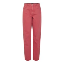 PIECES Dame Bukser PCFRIA - High Risk Red Washed
