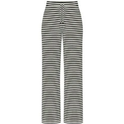 PIECES Dame Bukser PCLAYA - Black Coconut Milk