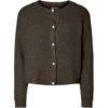PIECES Dame Cardigan PCJYDA - Chicory Coffee