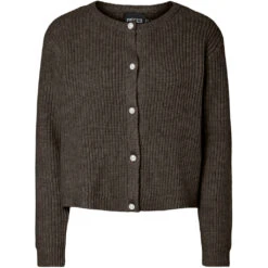 PIECES Dame Cardigan PCJYDA - Chicory Coffee