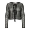 PIECES Dame Cardigan PCRISSI - Black Black Sequins