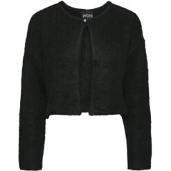 PIECES Dame Cardigan PCRUNO - Black