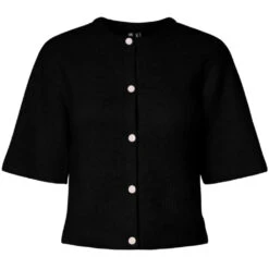 PIECES Dame Cardigan PCSILLY - Black