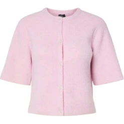 PIECES Dame Cardigan PCSILLY - Roseate Spoonbill MELANGE