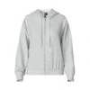 PIECES Dame Hoodie PCCHILLI - Light Grey Melange