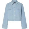 PIECES Dame Jakke PCJACY - Light Blue Denim