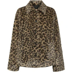 PIECES Dame Jakke PCROBYN - Brown Sugar LEO