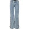 PIECES Dame Jeans PCFENDA - Light Blue Denim