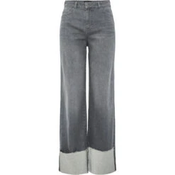 PIECES Dame Jeans PCPIL - Grey Denim