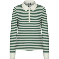 PIECES Dame Polo PCDONNA - Hunter Green Coconut Milk