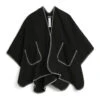 PIECES Dame Poncho PCNADJA - Black