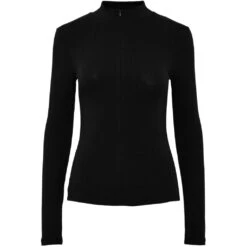PIECES Dame Pullover PCKITTE - Black