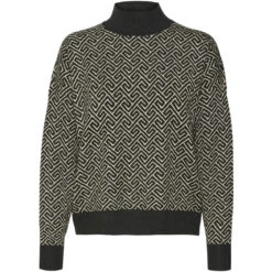 Vero Moda PIECES Dame Pullover VMARIA - Black Birch Grafic Print