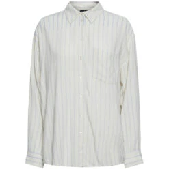 PIECES Dame Skjorte PCPIA - Birch Hydrangea