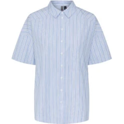 PIECES Dame Skjorte PCSASSY - Kentucky Blue