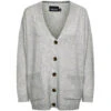 PIECES Dame Strik PCJULIANA - Light Grey Melange