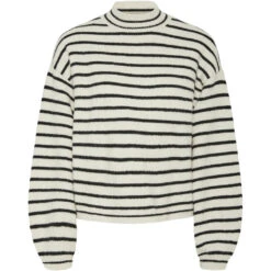 PIECES Dame Strik PCPENNA - Whitecap Gray Black