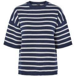 PIECES Dame Strik PCTIAN - Maritime Blue Cloud Dancer