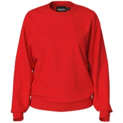 PIECES Dame Sweatshirt PCCHILLI - Poppy Red