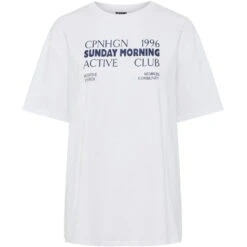 PIECES Dame T-shirt PCPALOMA - Bright White ACTIVE CLUB