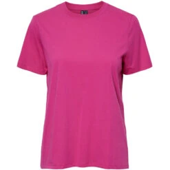 PIECES Dame T-shirt PCRIA - Beetroot Purple