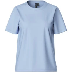 PIECES Dame T-shirt PCRIA - Cashmere Blue