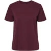 PIECES Dame T-shirt PCRIA - Tawny Port