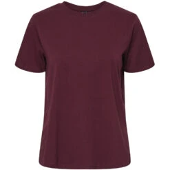 PIECES Dame T-shirt PCRIA - Tawny Port