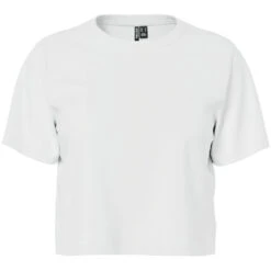PIECES Dame T-shirt PCSARA - Bright White