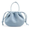 PIECES Dame Taske PCBALLOON - Light Blue Denim Silver