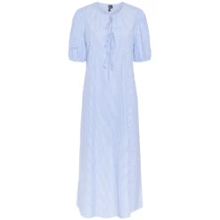 PIECES Dame Tie Kjole PCHOLLY - Cornflower Blue