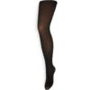 PIECES Dame Tights PCSOPHIE - Black NUDE FLEECE