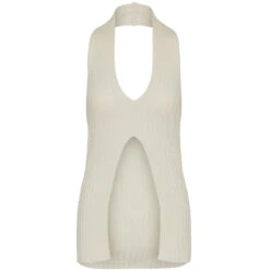 PIECES Dame Top PCALEXIS - Bright White