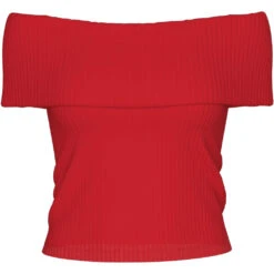 PIECES Dame Top PCLAYA - High Risk Red