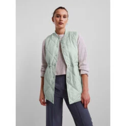 PIECES Dame Vest PCBEE - Slit Green