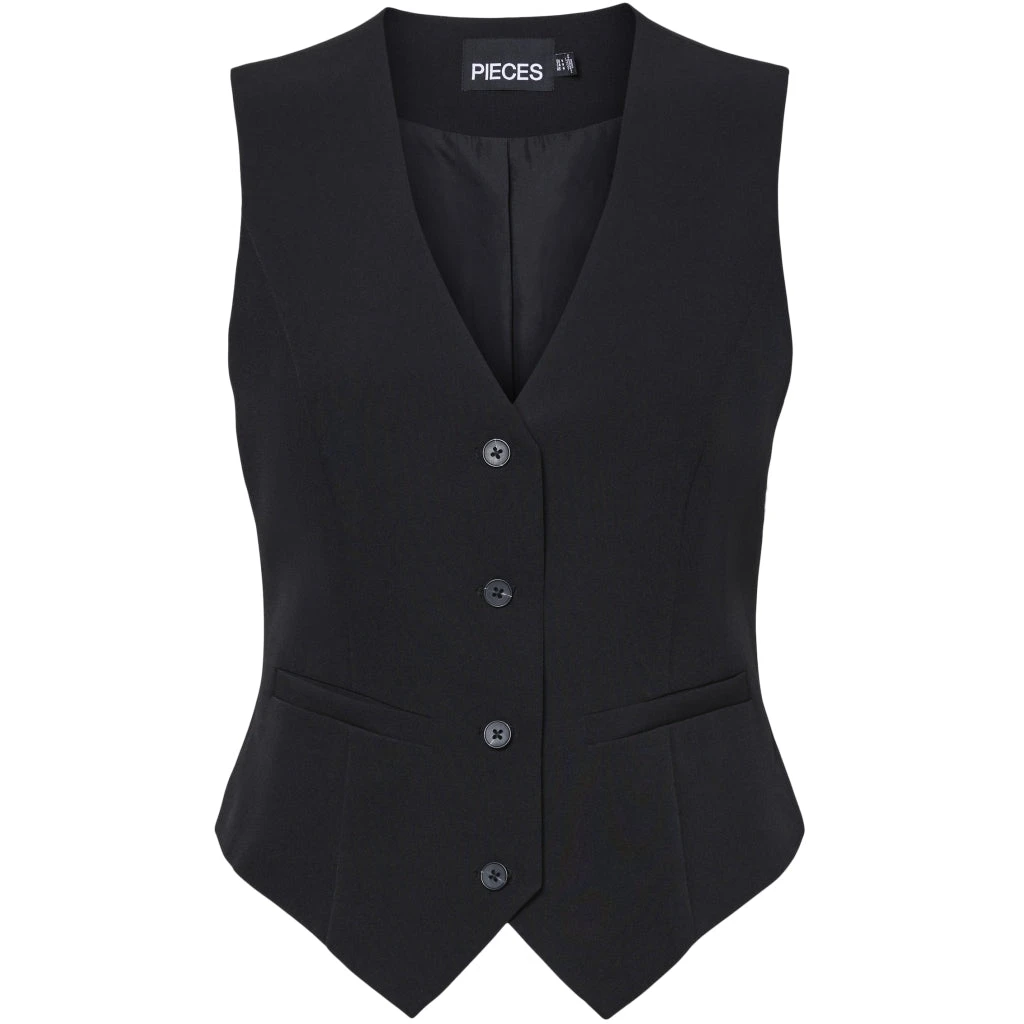PIECES Dame Vest PCBOZZY - Black