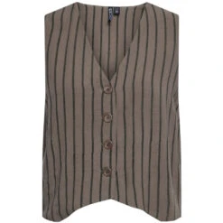 PIECES Dame Vest PCPIA - Falcon Black