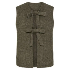 PIECES Dame Vest PCSILLY - Morel