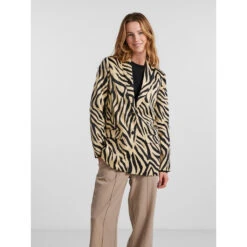 Pieces Dame Blazer PCZEBRANE - Nomad Black Zebra